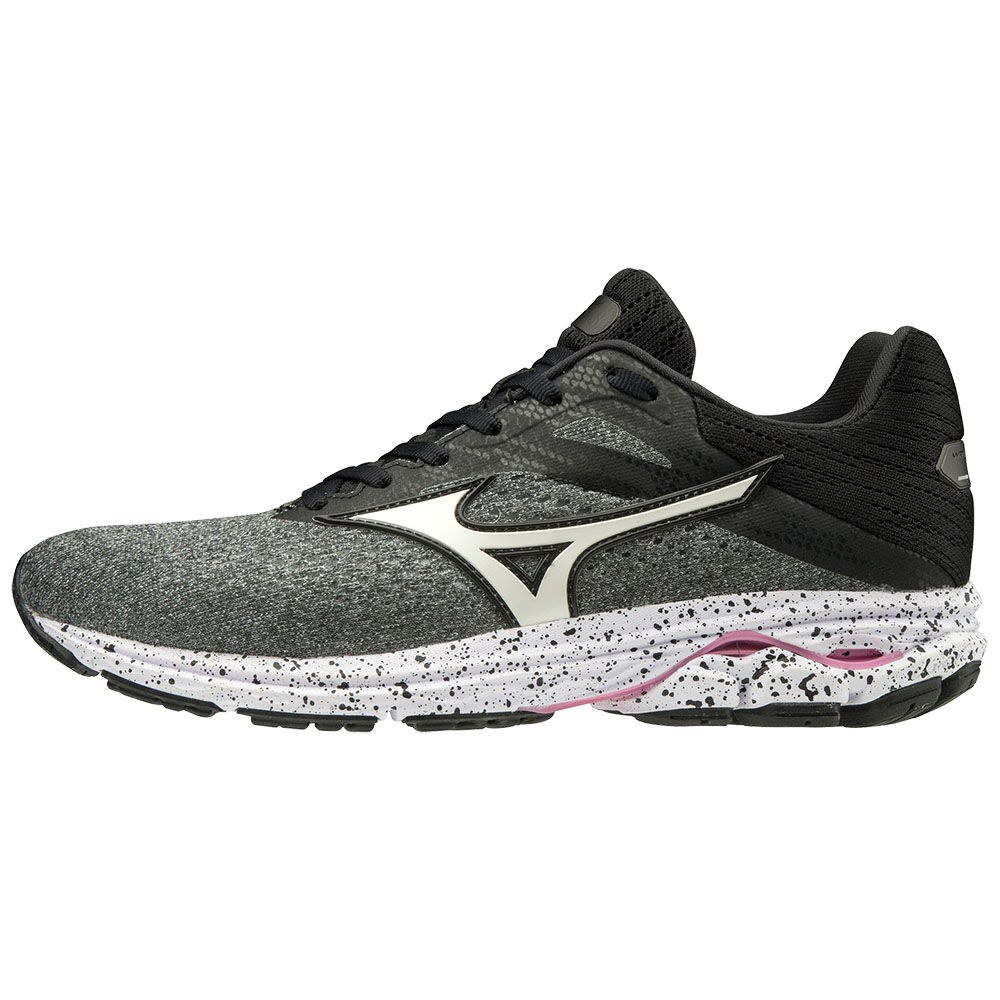 Scarpe Running Mizuno WAVE RIDER 23 Donna - Grigie/Bianche/Nere - 17604-HWCA